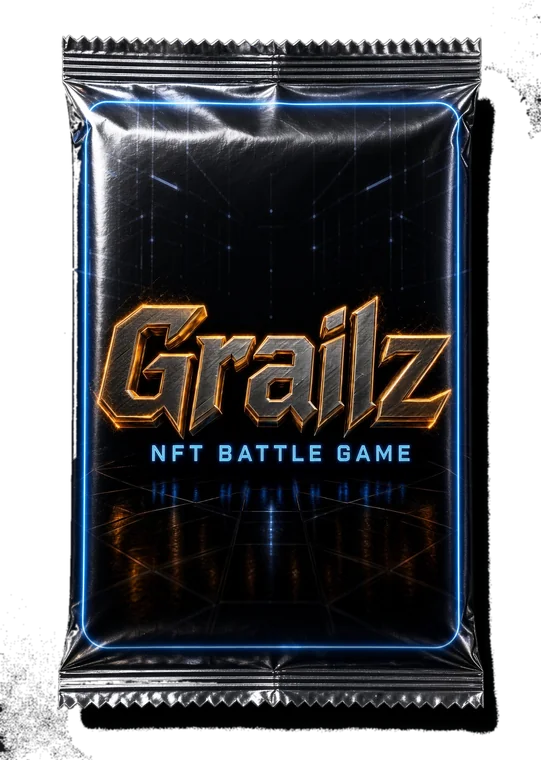 A sealed Grailz card pack